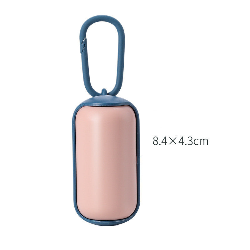 Portable Pet Litter Box and Dog Toilet Picker in a compact size with a carabiner for easy carrying.
