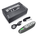 Customizable Ultrasonic Handheld Pet Trainer for Outdoors with box and USB cable included