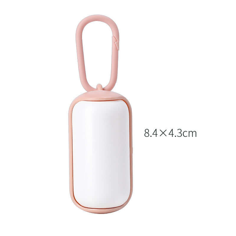 Portable Pet Litter Box and Dog Toilet Picker in a compact size with a carabiner for easy carrying.